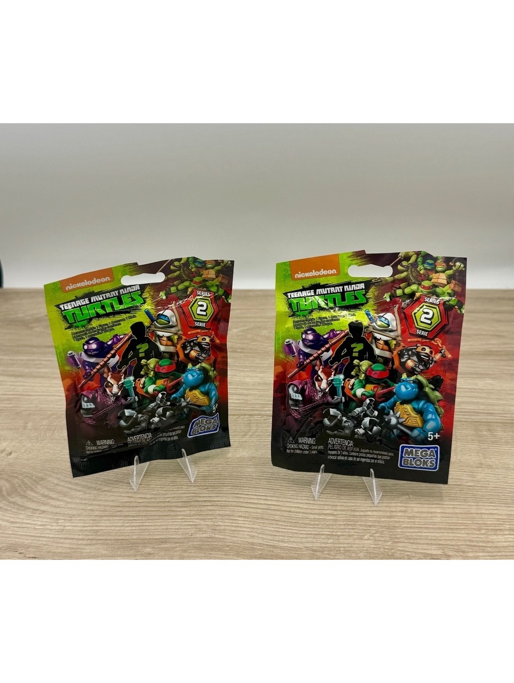 Mega Bloks TMNT Series 2 Blind Bags Lot of 2 Sealed